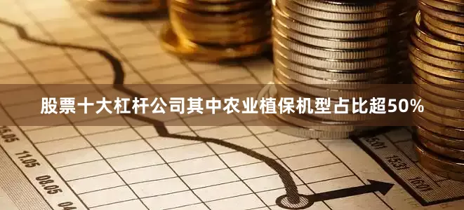 股票十大杠杆公司其中农业植保机型占比超50%